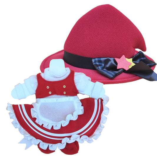 Red Maid Outfit for 20cm Fumo Series